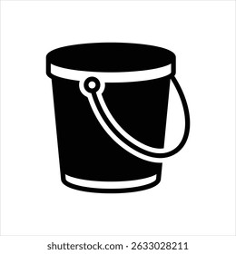 Icono negro de Vector para cubo