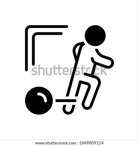 Vector black icon for burden