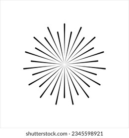 Vektorschwarzes Symbol für Bersten