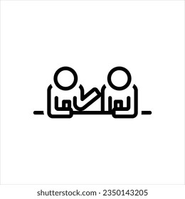 Vector black icon for busy