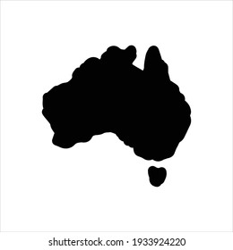 Vektorschwarzes Symbol für Canberra
