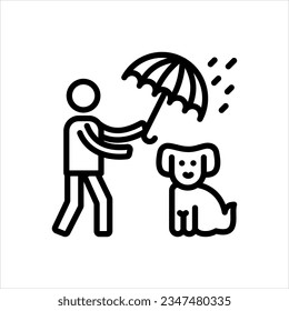 Vector black icon for care