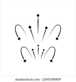 Vector black icon for carnival