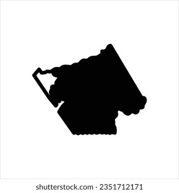 Vector black icon for carroll