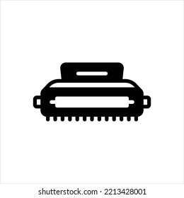 Vector black icon for cartridges