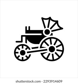 Vector black icon for century