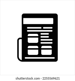 Vector black icon for classifieds