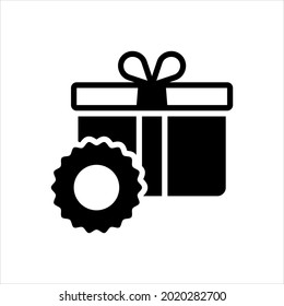 Icono negro vector para el complemento