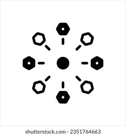 Vector black icon for comprehensive