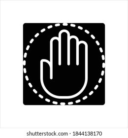 Vector black icon for congressional