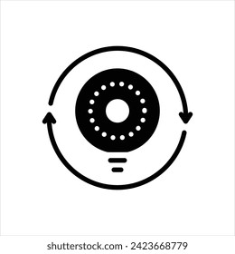 Vector black icon for consistency