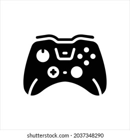 Vector black icon for controller