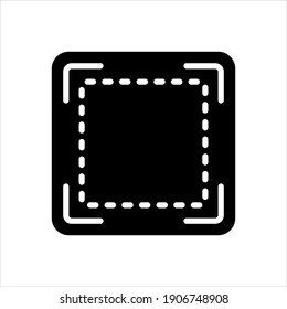 Vector Black Icon Corners Stock Vector (Royalty Free) 1906748908 ...