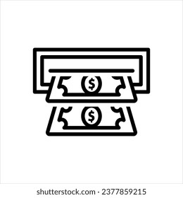Icono negro vector para el coste 