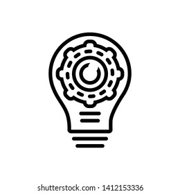 Vector black icon for creative production