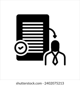 Vector black icon for credit