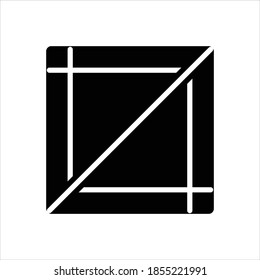 Vektorschwarz-Symbol für Kultur