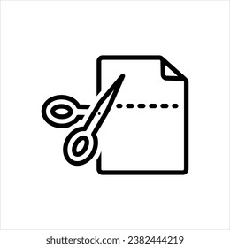 vector black icon for cuts 