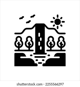 Icono negro vector para dale