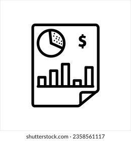 Vector black icon for data model