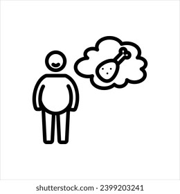 icono negro vectorial para deseable