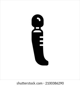 Icono negro vector para los diálogos