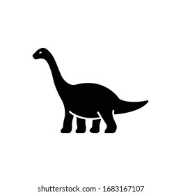 Vector Black Icon Dinosaur Stock Vector (Royalty Free) 1683167110 ...