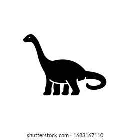 Vector Black Icon Dinosaur Stock Vector (Royalty Free) 1683167110 ...