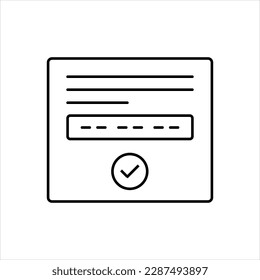 Vector black icon for distance