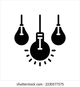 Vector black icon for distinct