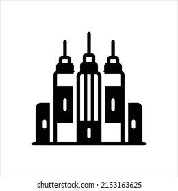 Icono negro vector para imperio