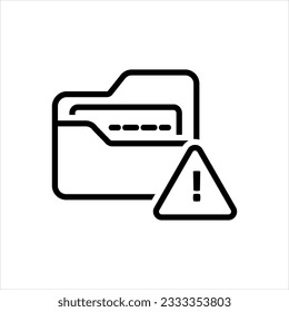 Vector black icon for empty state