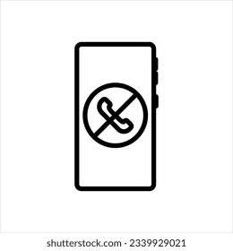 Icono negro vector para la llamada final