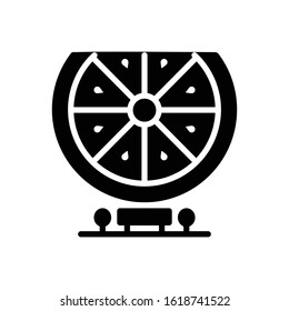 Vector black icon for enormous
