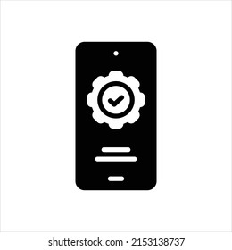 Vector black icon for entirely