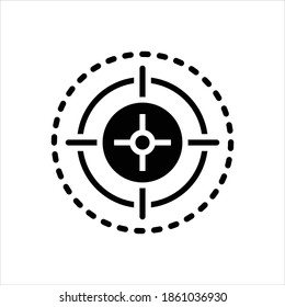 Vector black icon for exact