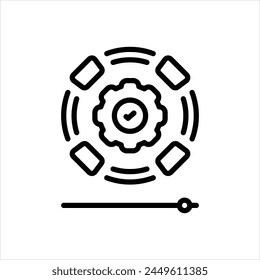 Vector black icon for excellent services