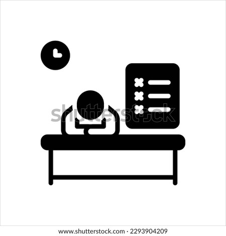 Vector black icon for fails