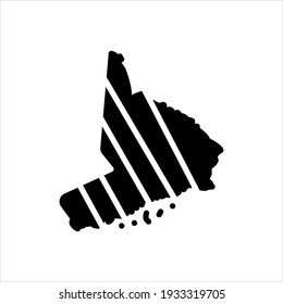 Vector black icon for fairfield