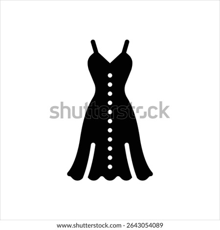 Vector black icon for fashion