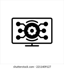 Vector black icon for featuring