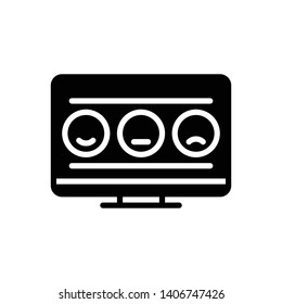 Vector Black Icon Feedback Form Stock Vector (Royalty Free) 1406747426 ...