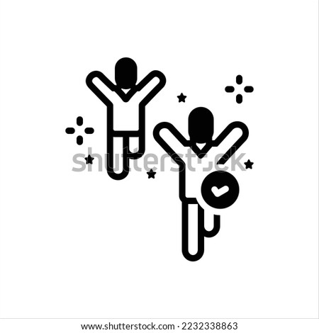 Vector black icon for finest