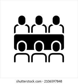 Vector black icon for gathered