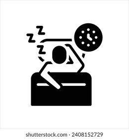 Vector black icon for getting enough