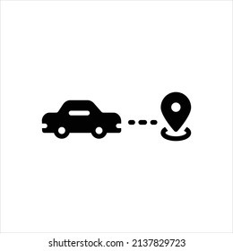 Vector black icon for goes