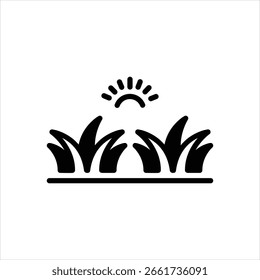 Vektorsymbol für Grasland