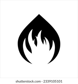 Vector black icon for grilling
