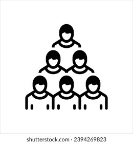 Vector black icon for group
