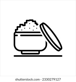Vector black icon for harsh scrub